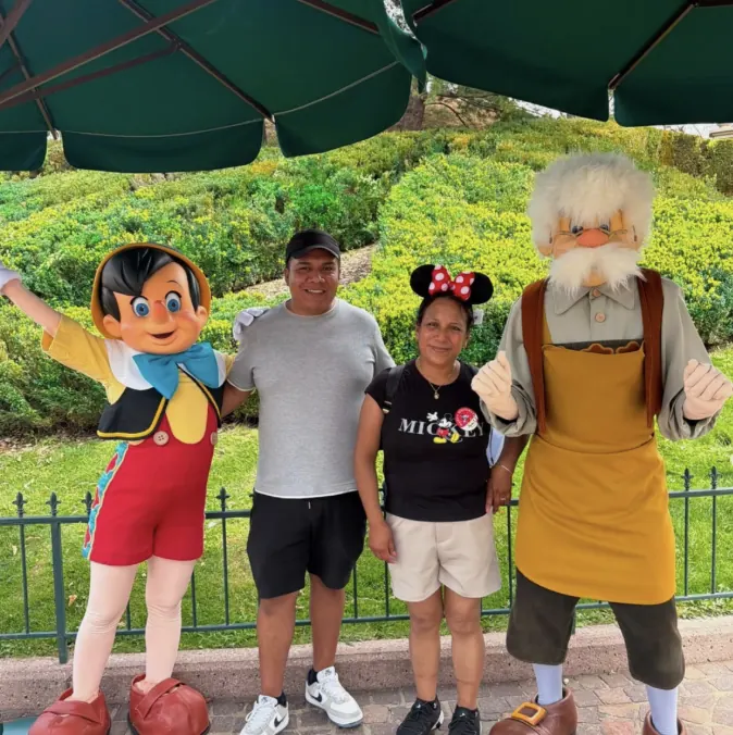 Iván y Nieves durante su Eurotrip